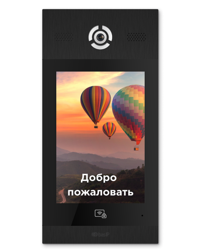 AA-14FB BLACK. Вызывная панель подъездного IP-домофона. BAS-IP в Армавире