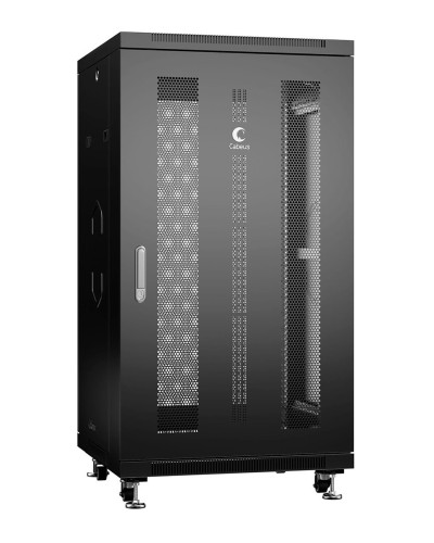 ND-05C-22U60/80-BK (8563c). Шкаф телекоммуникационный 19 напольный 22U. CABEUS в Армавире