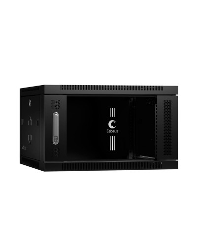 SH-05F-6U60/45-BK (8598c). Шкаф телекоммуникационный 19 настенный 6U. CABEUS в Армавире