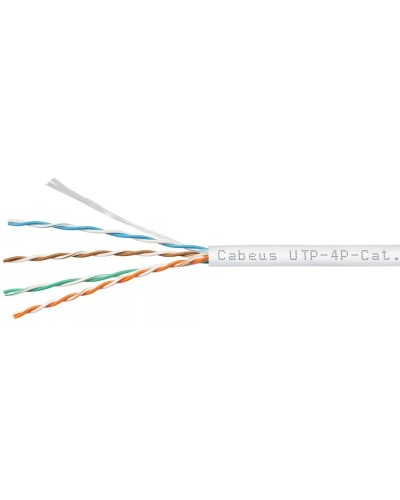 UTP-4P-Cat.5e-SOLID-LSZH-GY (9776c). Кабель «витая пара» (LAN) для структурированных систем связи. CABEUS в Армавире