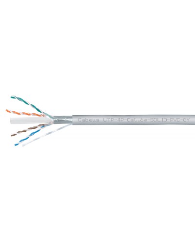 UTP-4P-Cat.6a-SOLID-PVC-GY (11373c). Кабель «витая пара» (LAN) для структурированных систем связи. CABEUS в Армавире