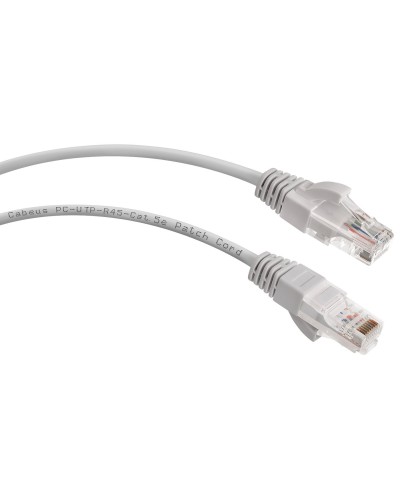 PC-UTP-RJ45-Cat.5e-3m-LSZH (8866c), серый. Патч-корд медный. CABEUS в Армавире