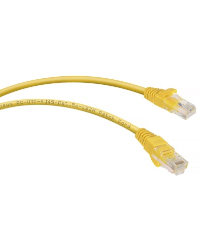 PC-UTP-RJ45-Cat.5e-0.3m-YL-LSZH (9495c), желтый. Патч-корд медный. CABEUS в Армавире