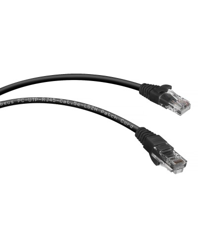 PC-UTP-RJ45-Cat.5e-0.5m-BK-LSZH (9536c), чёрный. Патч-корд медный. CABEUS в Армавире