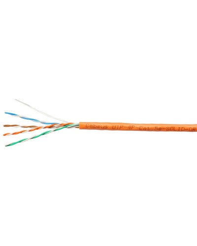 UTP-4P-Cat.5e-SOLID-LSZH-OR-LIGHT-100 (10993c-5). Кабель «витая пара» (LAN) для структурированных систем связи. CABEUS в Армавире