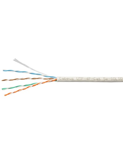 UTP-4P-Cat.5e-SOLID-LSZH-GY-LIGHT (9996c). Кабель «витая пара» (LAN) для структурированных систем связи. CABEUS в Армавире