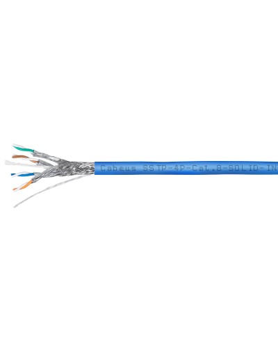 SSTP-4P-Cat.8-SOLID-IN-LSZH-BL (7750c). Кабель «витая пара» (LAN) для структурированных систем связи. CABEUS в Армавире