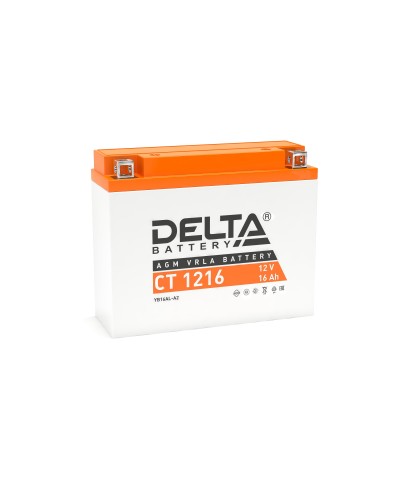 Delta CT 1216. Аккумулятор герметичный свинцово-кислотный стартерный. Delta в Армавире