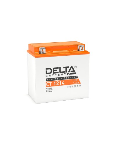 Delta CT 1214. Аккумулятор герметичный свинцово-кислотный стартерный. Delta в Армавире