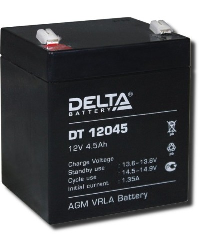 Delta DT 12045. Аккумулятор герметичный свинцово-кислотный. Delta в Армавире