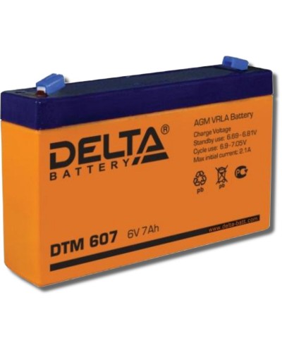 Delta DTM 607. Аккумулятор герметичный свинцово-кислотный. Delta в Армавире