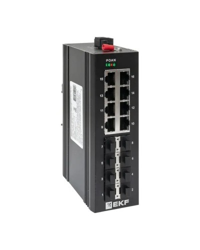 TSX-U-8GX/SFP-8GT. Промышленный неуправляемый коммутатор. EKF в Армавире