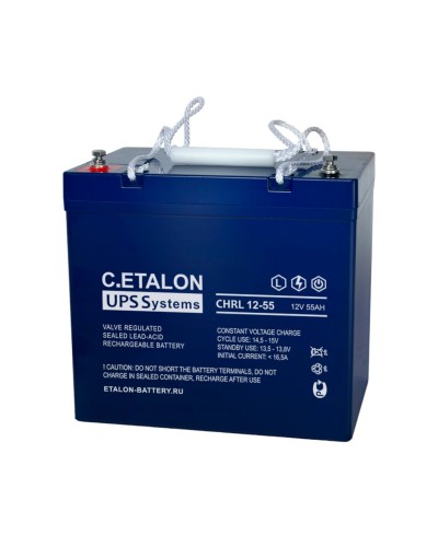 C.ETALON CHRL 12-55. Аккумулятор герметичный свинцово-кислотный. ETALON в Армавире