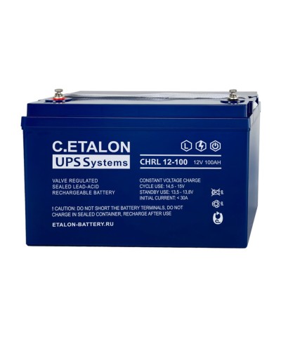 C.ETALON CHRL 12-100. Аккумулятор герметичный свинцово-кислотный. ETALON в Армавире
