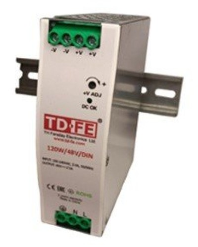 120W/48V/DIN. Блок питания. FARADAY в Армавире