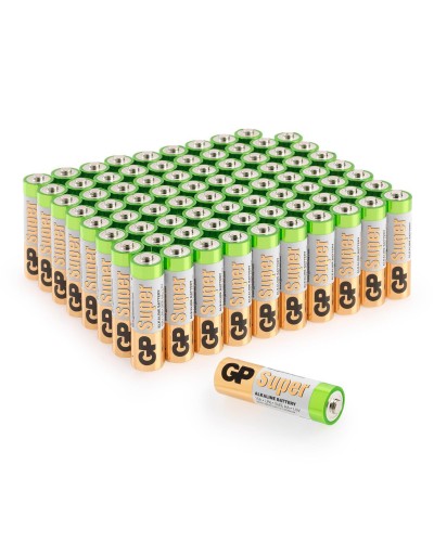 GP Super Alkaline 15A AA (GP 15A-2CRVS80), упак. 80 шт.. Алкалиновые батарейки. GP Batteries в Армавире