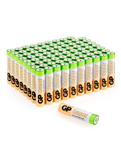 GP Super Alkaline 24A AAA (GP 24A-2CRVS80), упак. 80 шт.. Алкалиновые батарейки. GP Batteries в Армавире