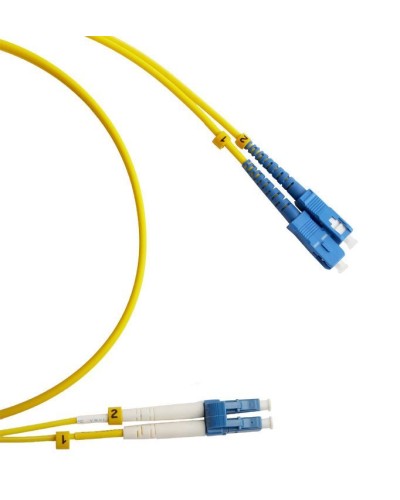 FC-D2-9-LC/UR-SC/UR-H-3M-LSZH-YL. Патч-корд волоконно-оптический LC/UPC-SC/UPC. Hyperline в Армавире