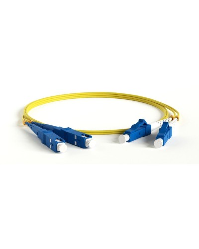 FC-D2-9A1-LC/UR-SC/UR-H-1M-LSZH-WH. Патч-корд волоконно-оптический LC-SC. Hyperline в Армавире