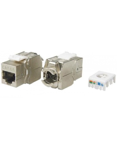KJ8-8P8C-C6A-180-TLS-SH-F-WH. Вставка Keystone Jack RJ-45. Hyperline в Армавире