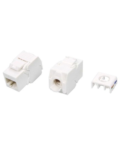 KJ8-8P8C-C6-180-TLS-WH. Вставка Keystone Jack RJ-45. Hyperline в Армавире