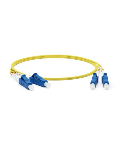 FC-D2-9-LC/UR-LC/UR-H-5M-LSZH-YL. Патч-корд волоконно-оптический одномодовый. Hyperline в Армавире