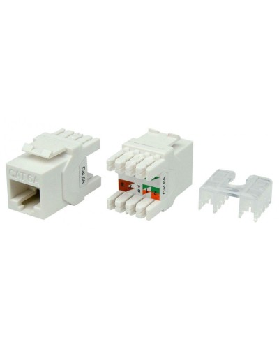 KJ8-8P8C-C6A-180-WH. Вставка Keystone Jack RJ-45. Hyperline в Армавире