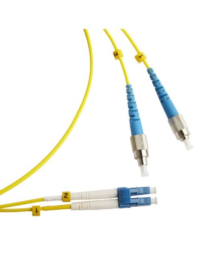 FC-D2-9-FC/UR-LC/UR-H-3M-LSZH-YL. Патч-корд волоконно-оптический FC/UPC-LC/UPC. Hyperline в Армавире