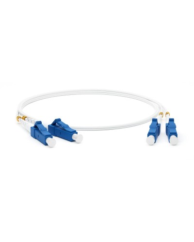 FC-D2-9A1-LC/UR-LC/UR-H-2M-LSZH-WH. Патч-корд волоконно-оптический одномодовый. Hyperline в Армавире