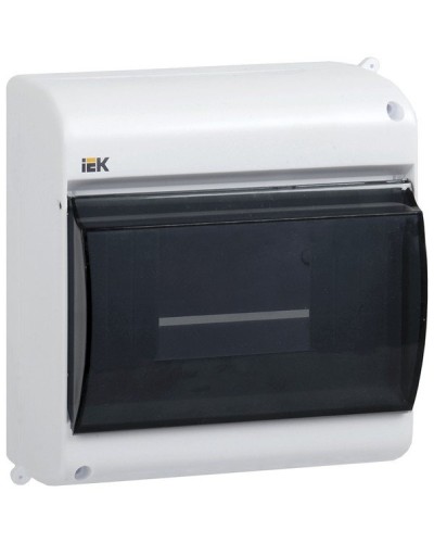 Корпус пластиковый КМПн 2/4 IP30 белый KREPTA 3 (MKP42-N-04-30-12). Щиток модульный с прозрачной дверцей, настенный. IEK в Армавире