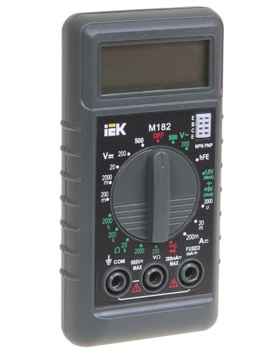Мультиметр цифровой Compact M182 (TMD-1S-182). Мультиметр цифровой. IEK в Армавире