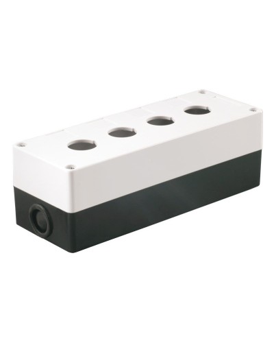 Корпус КП104 для кнопок 4 места белый (BKP10-4-K01). Корпус для кнопочных постов. IEK в Армавире