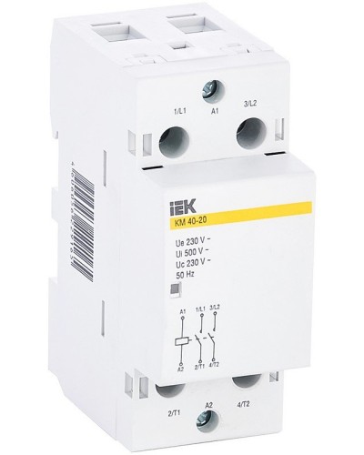 Контактор модульный КМ40-20 AC (MKK11-40-20). Контактор модульный. IEK в Армавире