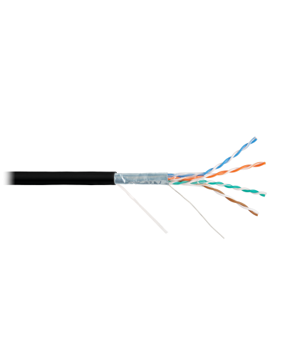 F/UTP 4pair, Cat5e, Solid, In/Out, нг(А)-HF (NMC 9200C-BK). Кабель «витая пара» (LAN) для структурированных систем связи. NIKOMAX в Армавире