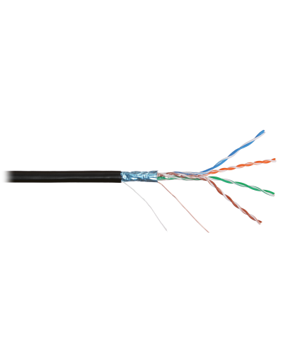 F/UTP 4pair, Cat5e, Solid, Out, PVC (NMC 2200B-BK). Кабель «витая пара» (LAN) для структурированных систем связи. NIKOMAX в Армавире