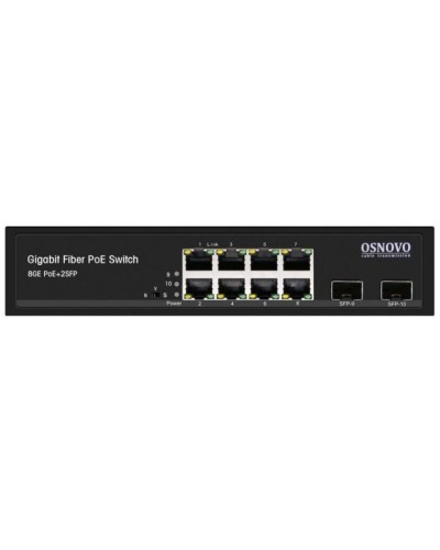SW-80802(150W). Промышленный PoE коммутатор Gigabit Ethernet на 10 портов. OSNOVO в Армавире