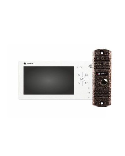 VM-7.0 (w)+ DS-700L (медь). Комплект видеодомофона. Optimus в Армавире