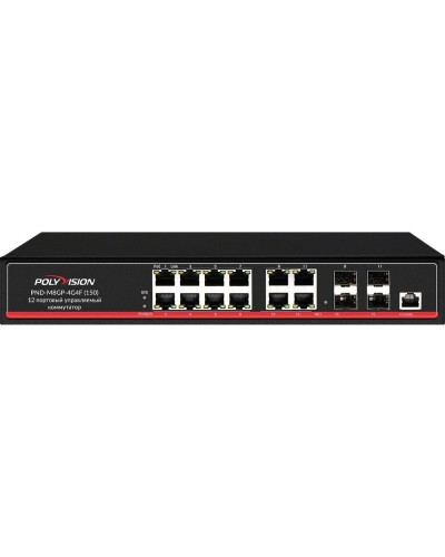 PND-M8GP-4G4F(150). Коммутатор управляемый оптический 12 портовый. Polyvision в Армавире