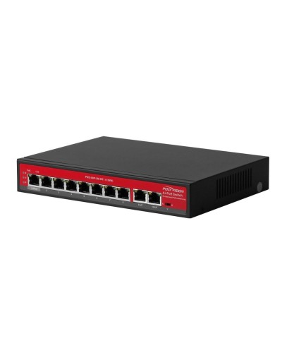 PND-08P-2M-BT1 (120W). Коммутатор AI 10-портовый с функцией PoE. Polyvision в Армавире