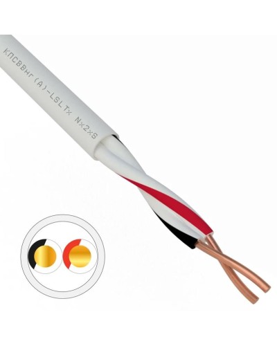 КПСВВнг(А)-LSLTx 1х2х0,5 REXANT (01-4870). Кабель для систем передачи данных пониженной пожароопасности c низким дымо- и газовыделением, с низкой токсичностью продуктов горения. Rexant в Армавире