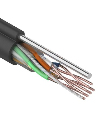 U/UTP 4PR 24AWG CAT5e 305м OUTDOOR+ТРОС*1 REXANT (01-0046). Кабель «витая пара» (LAN) для структурированных систем связи. Rexant в Армавире