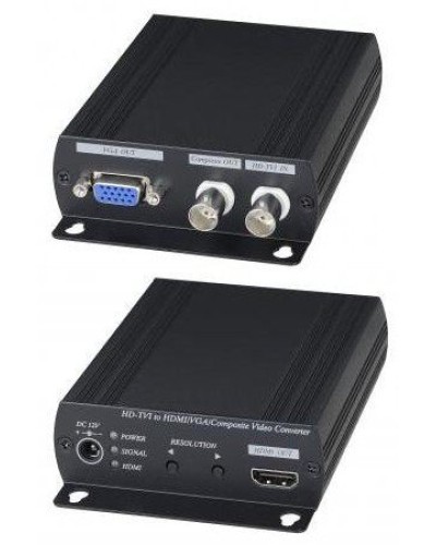 AD001HD4. Преобразователь-разветвитель AHD/HDCVI/HDTVI в HDMI/VGA/CVBS. SC&T в Армавире