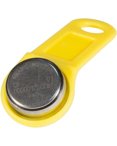 DS 1990А-F5 (желтый). Ключ электронный Touch Memory с держателем. SLINEX в Армавире