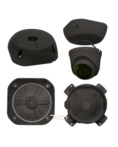 МК-4 PRO (цвет черный). Монтажная коробка для крепления уличных видеокамер. SLT в Армавире