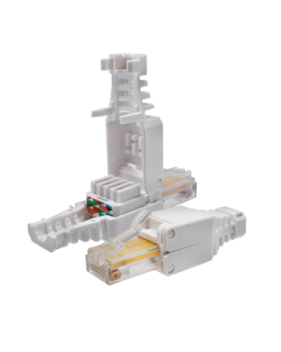 Коннектор 8P8C U/UTP Cat.5e (RJ-45) безинструментальный (10-0218). Разъем RJ-45. SUPRLAN в Армавире