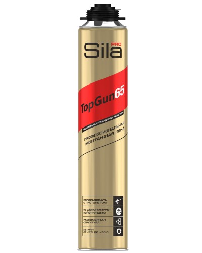 Пена монтажная Sila Pro TopGun 65, 875 мл. Пена монтажная. Sila в Армавире