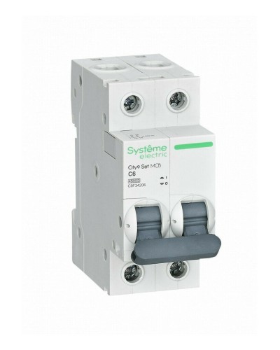 City9 Set 2P 6А 4.5kA С (C9F34206). Автоматический выключатель. Systeme Electric в Армавире