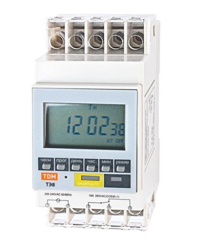 ТЭ8A-1мин/7дн-8on/off-16А-DIN TDM (SQ1503-0002). Таймер электронный. TDM ЕLECTRIC в Армавире