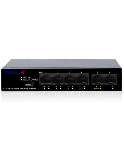 TR-NS1106-60-4POE. Коммутатор с PoE. Trassir в Армавире