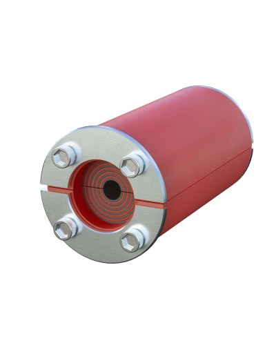 Проходка круглая, нержавеющая, D68х70 мм для кабелей D28-48 мм (DXF3115): Проходка круглая, нержавеющая в Армавире